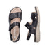 Rieker 60462-00 musta sandaali